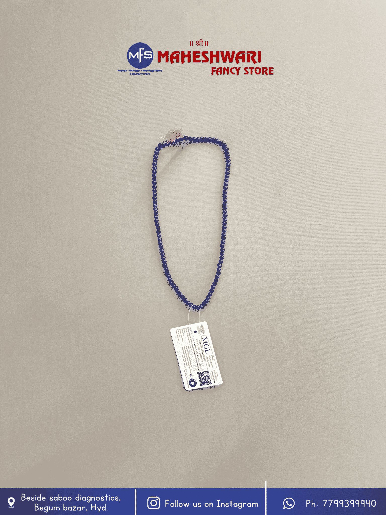 Maheshwari Fancy Store - Karangali Mala 6 mm